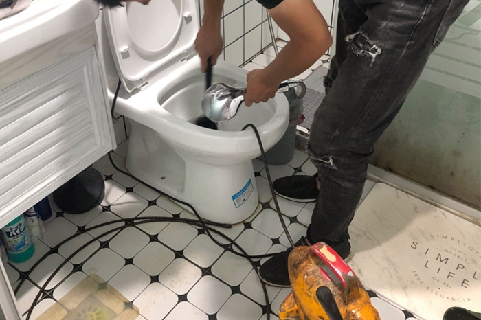 净潭乡疏通下水道